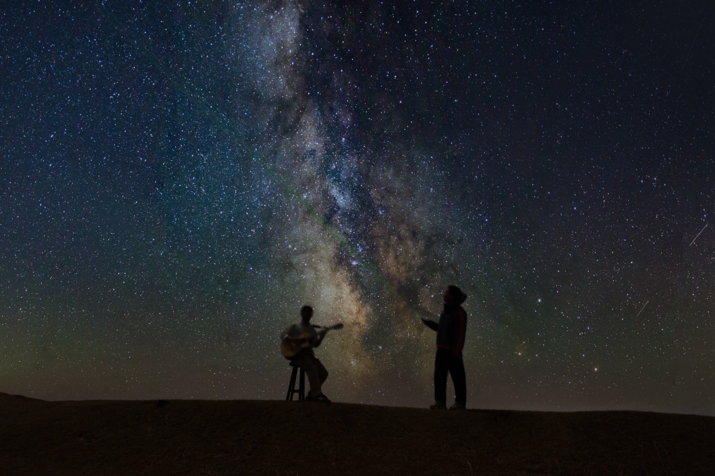 天の川と夜の特別体験